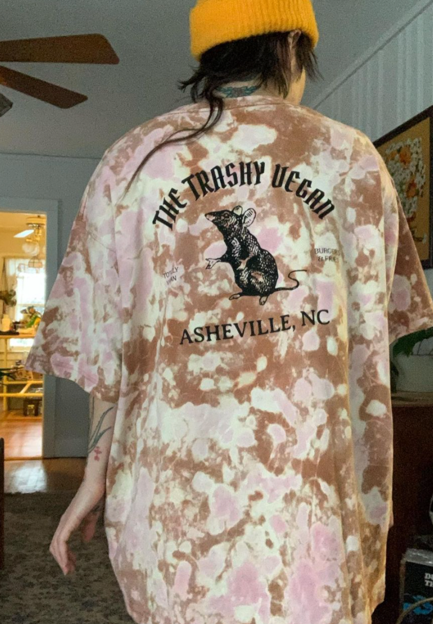 Illustration of a tree stump and other abstract shapes